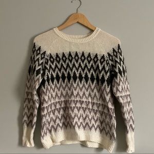 LOFT patterned sweater